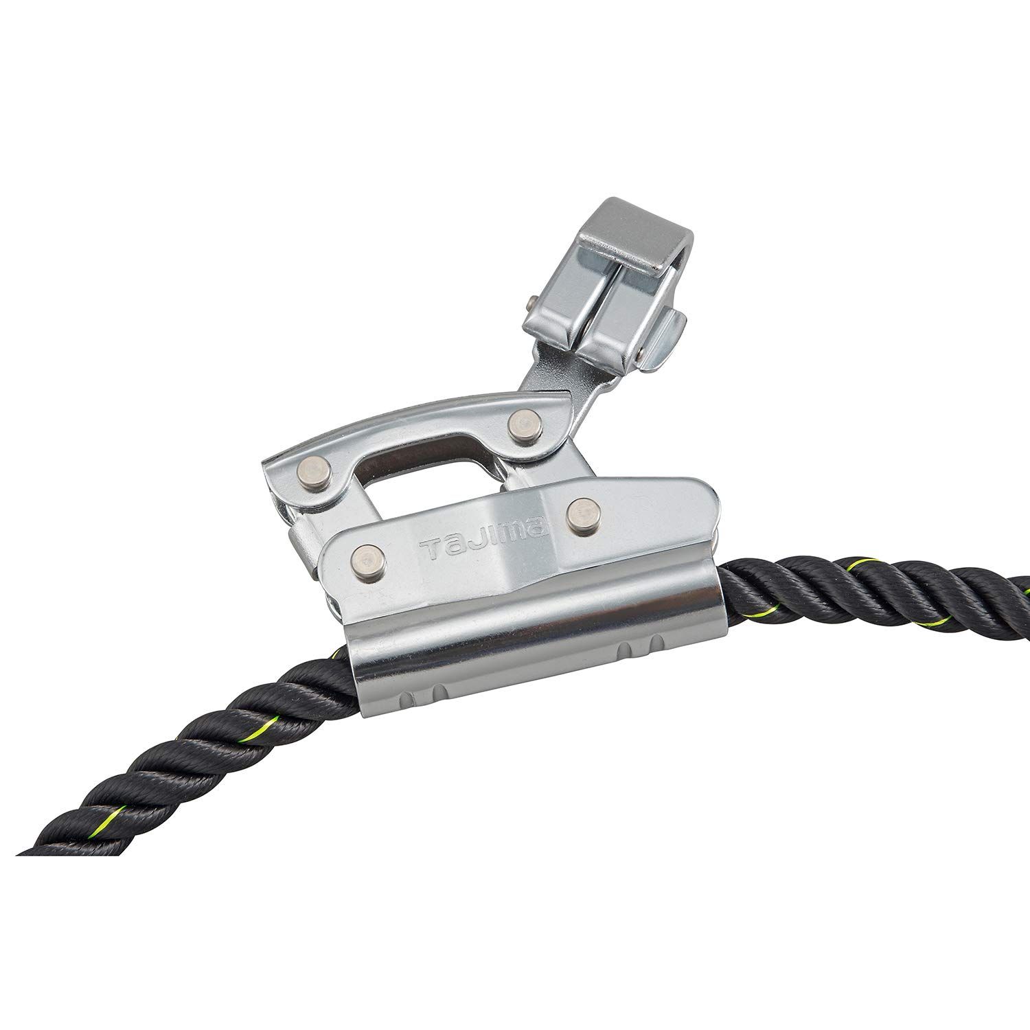 タジマ 新規 全帯 ワークポジショニング用ロープ 太16mm黒ロープ ロープ長さ2100mm よじれにくいより戻し付フック 長さ調整しやすい大型クリップを採用した伸縮調節 WR210BK MARWIL-DEMENAGEMENTS_CH