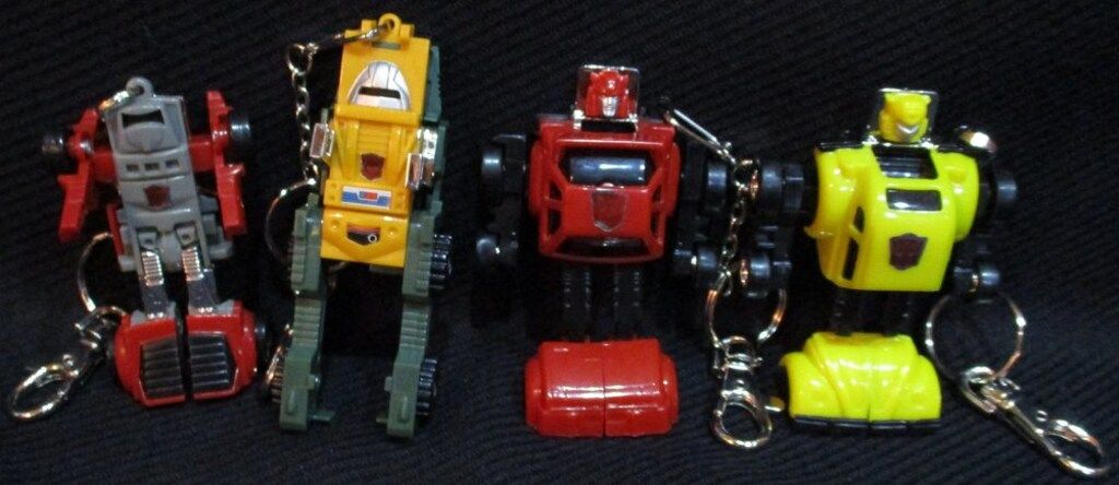 タカラ トランスフォーマー TF ミニボットキーチェーン ノーマル4種セット TF ミニボットキーチェーン
