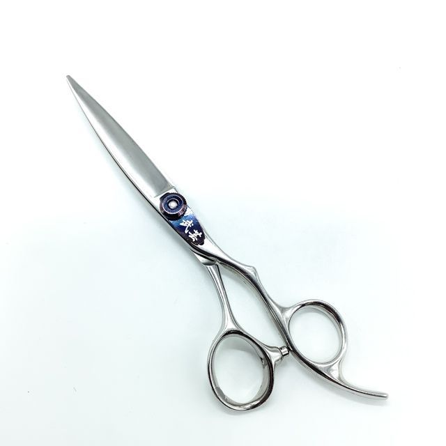 BUGEI武芸 HXFR57カーブ スライド ドライカット シザー オフセット 理容 美容ハサミ 美容師 理容師 右利き 5.7インチ sc2316