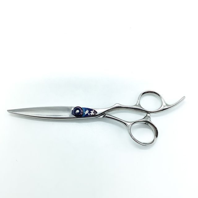 BUGEI武芸 HXFR 57カーブ スライド ドライカット シザー オフセット 理容 美容ハサミ 美容師 理容師 右利き 5.7インチ sc 2316