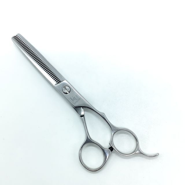 内海ウツミUTSUMI WT-60 40 両グシ トリミングシザー 右利き セニング トリマー ペット 6インチ sc2289