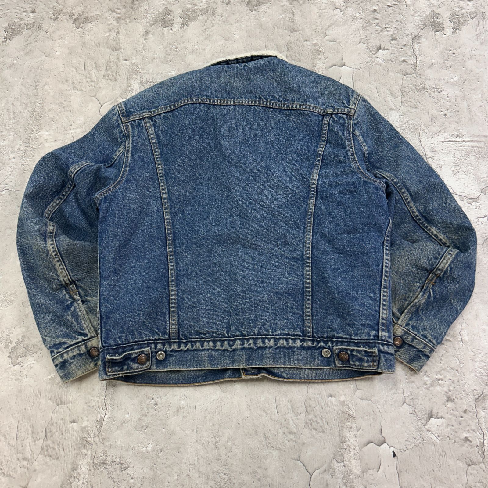 USA製 80s Levi's リーバイス ボア付きデニムトラッカージャケット