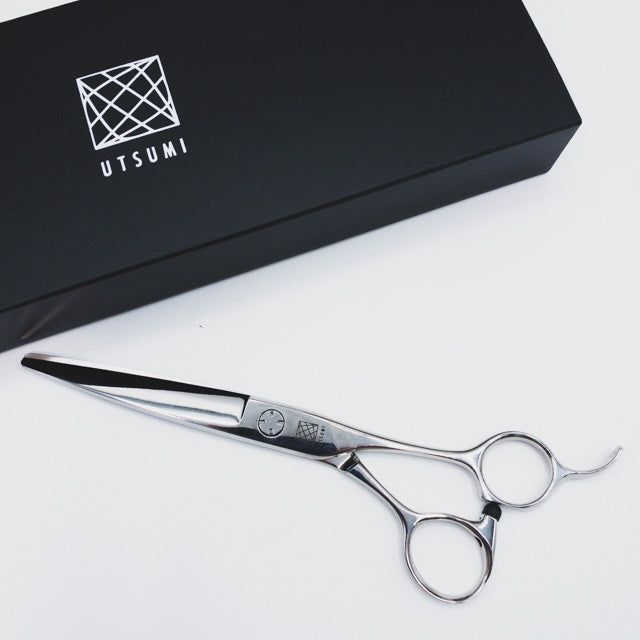 内海ウツミUTSUMI JYO Clam60 40 シザー オフセット 理容 美容ハサミ 美容師 理容師 右利き 6インチ sc2381