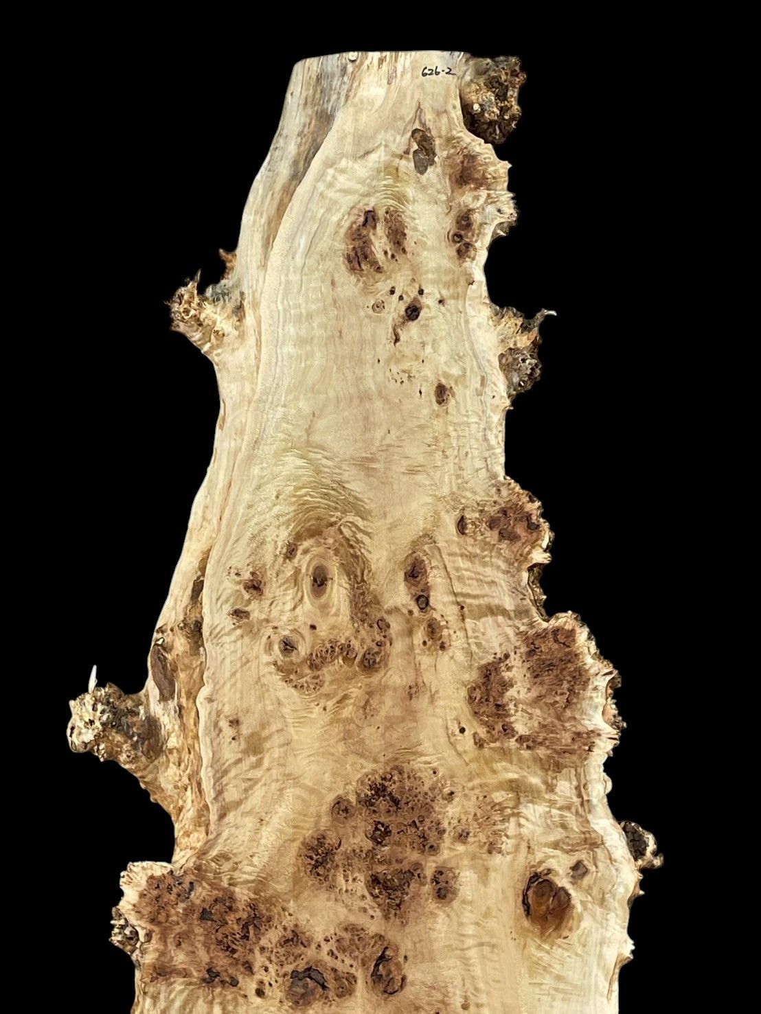 ポプラ M626-2 瘤 一枚板 乾燥材 棚板 カウンター テーブル DIY 耳付 天板 テレビボード ◆全国都道府県送料無料◆