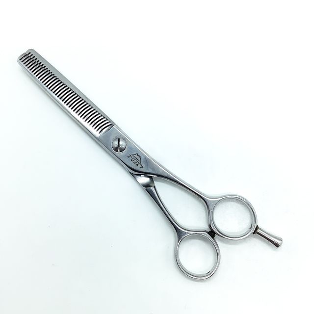 FUJIフジシザー TR60-37両グシ メガネ シザー セニング 美容ハサミ すきばさみ 美容師 理容師 約20～25 右利き 6インチ sc2401