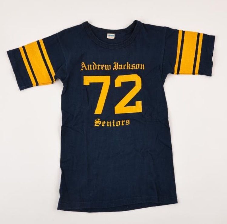 70s バータグ チャンピオン フットボールシャツ Mサイズ 紺 - メルカリ