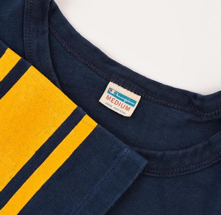 70s バータグ チャンピオン フットボールシャツ Mサイズ 紺 - メルカリ