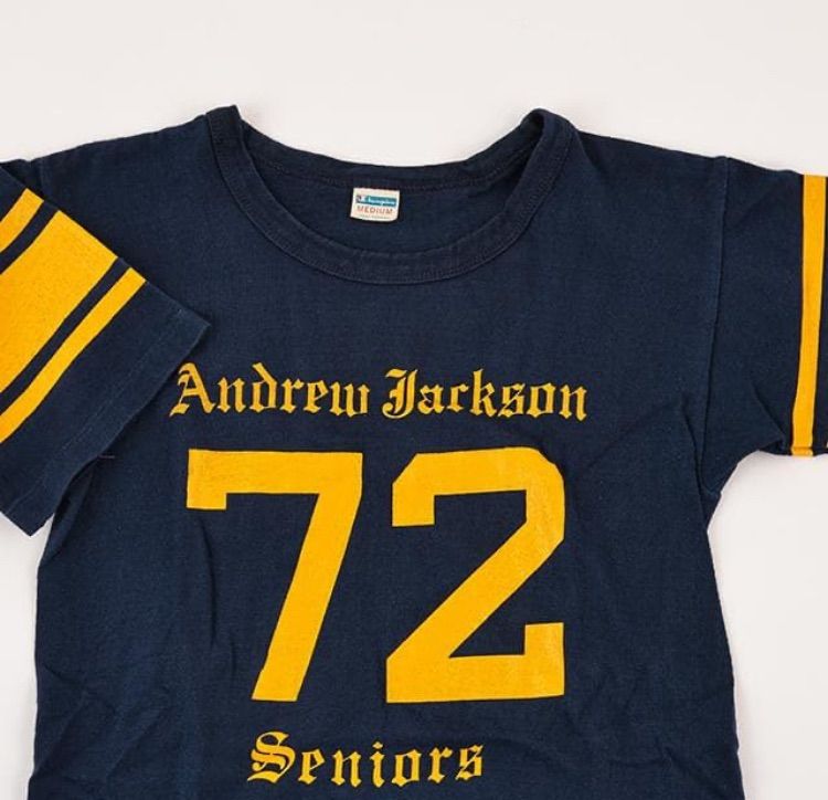 70s バータグ チャンピオン フットボールシャツ Mサイズ 紺 - メルカリ