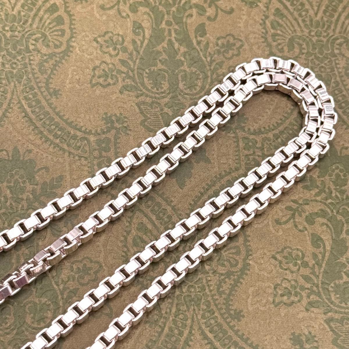 ティファニー ベネチアンチェーン 二重 ダブル 92cm ネックレス 1035