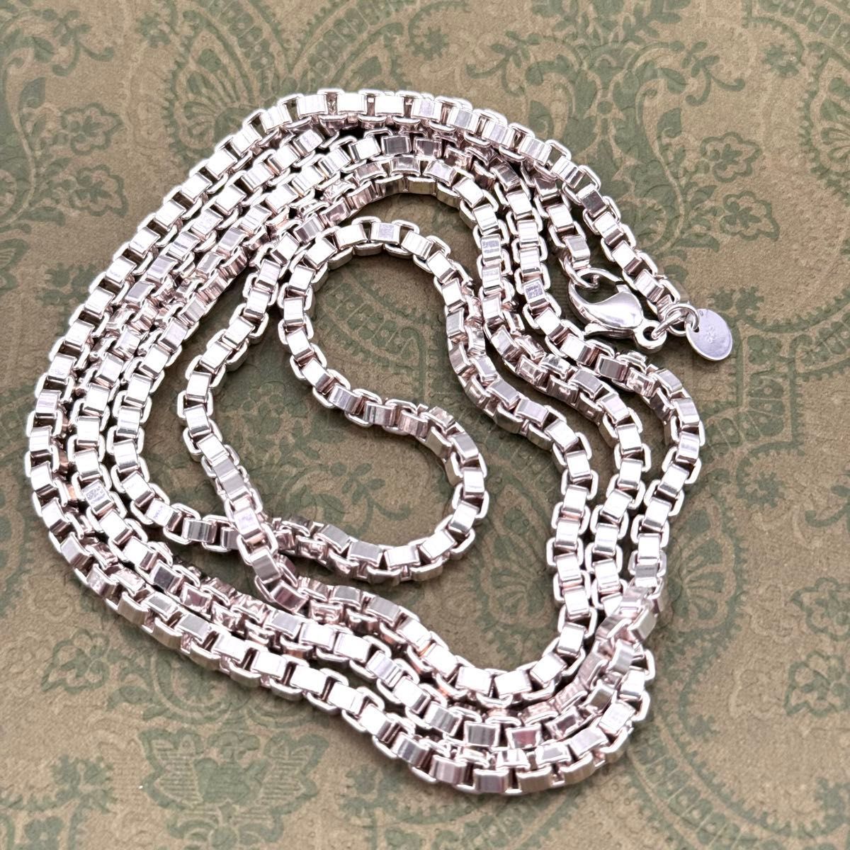 ティファニー ベネチアンチェーン 二重 ダブル 92cm ネックレス 1035