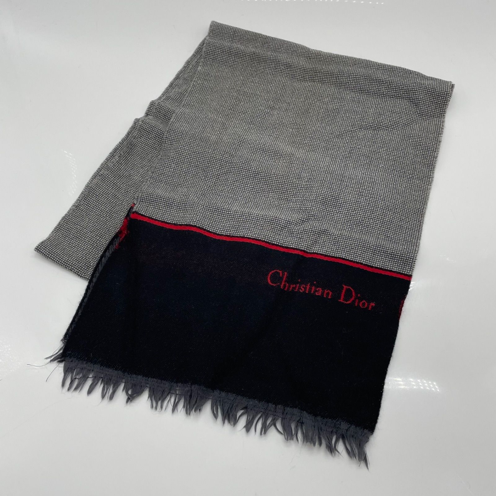 KO3437□Christian Dior クリスチャンディオール ストール