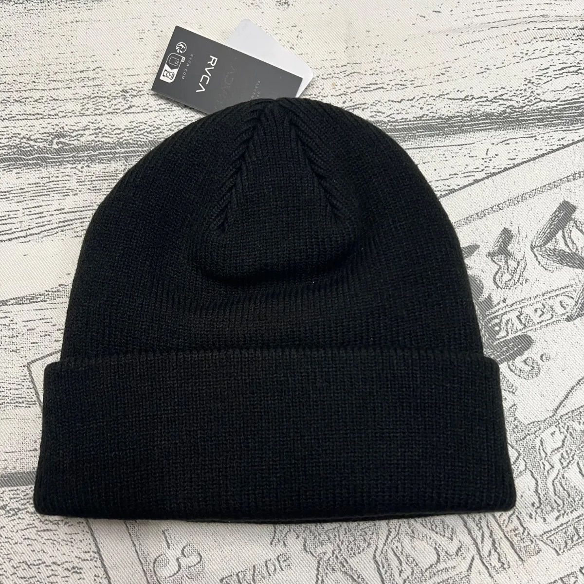 RVCA rvca ルーカ⚫︎帽子　ニット帽　ニットキャップ　シグナル　ビーニー　ブラック