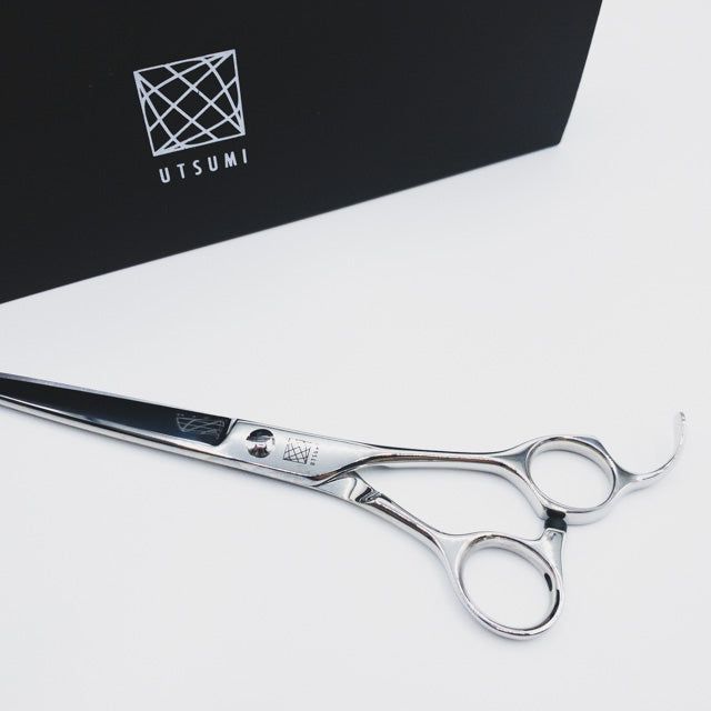 内海ウツミUTSUMI U-U TECNO1-70 トリミングシザー オフセット 右利き トリマー ペット 7インチ sc2458