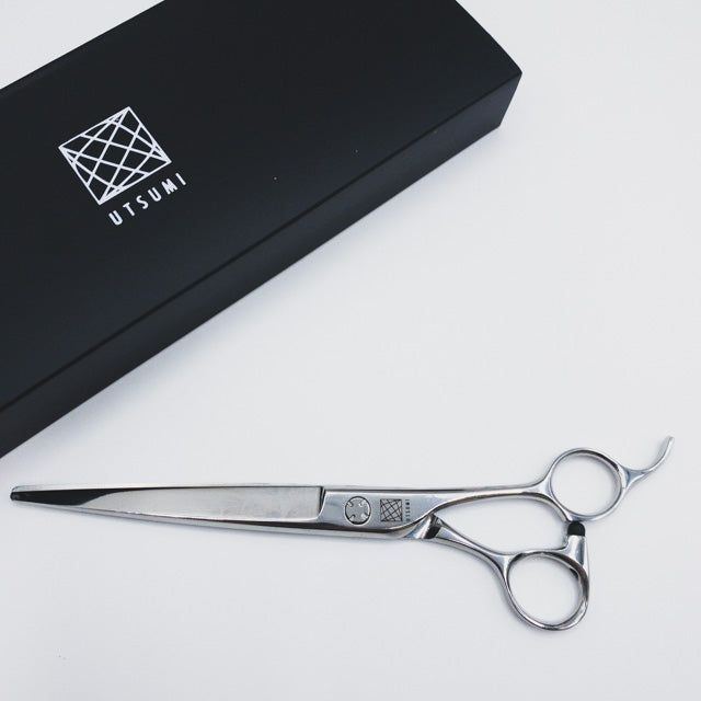 内海ウツミUTSUMI JYO城 JG70 トリミングシザー オフセット 右利き トリマー ペット 7インチ sc2490