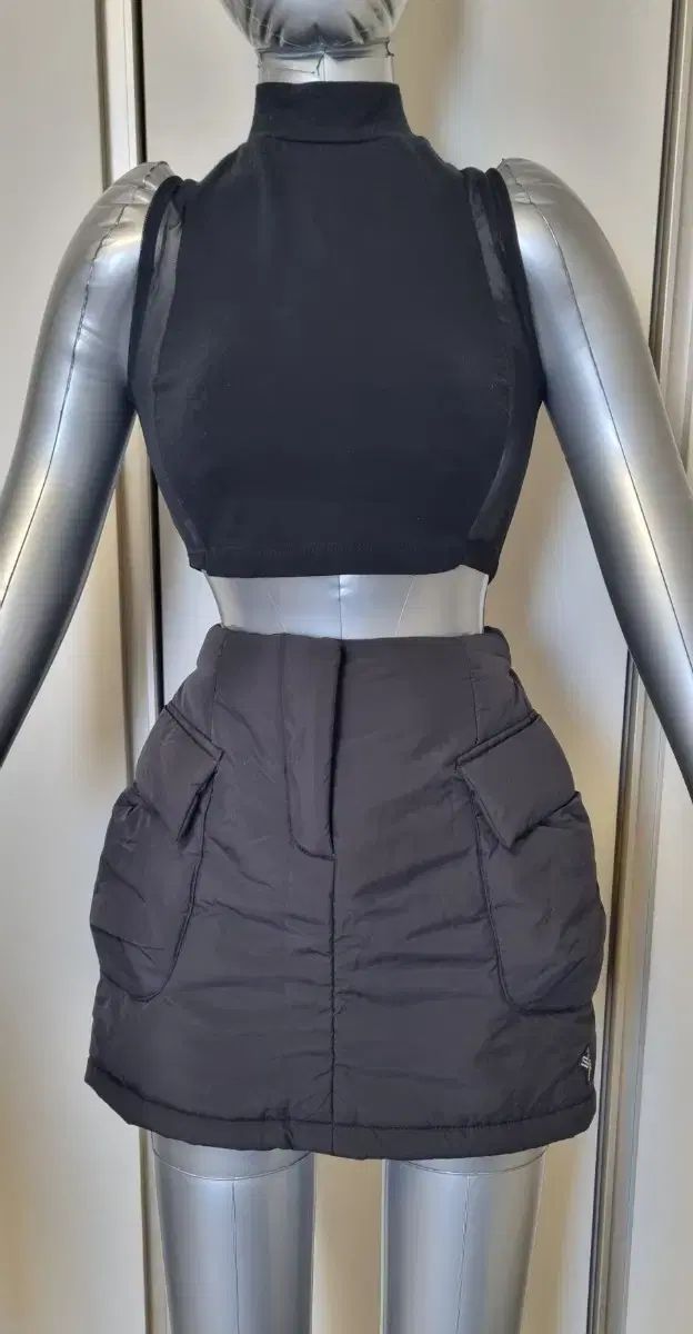 ゼクシィミックス ゴルフ ダウン スカート ブラック s