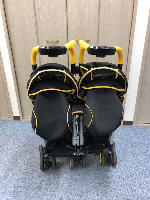 クリーニング済み レインカバー付き アップリカ ネルッコベッド ツインズ 2人乗りベビーカー 双子 年子 WWW_GEBZETESISAT_COM_TR