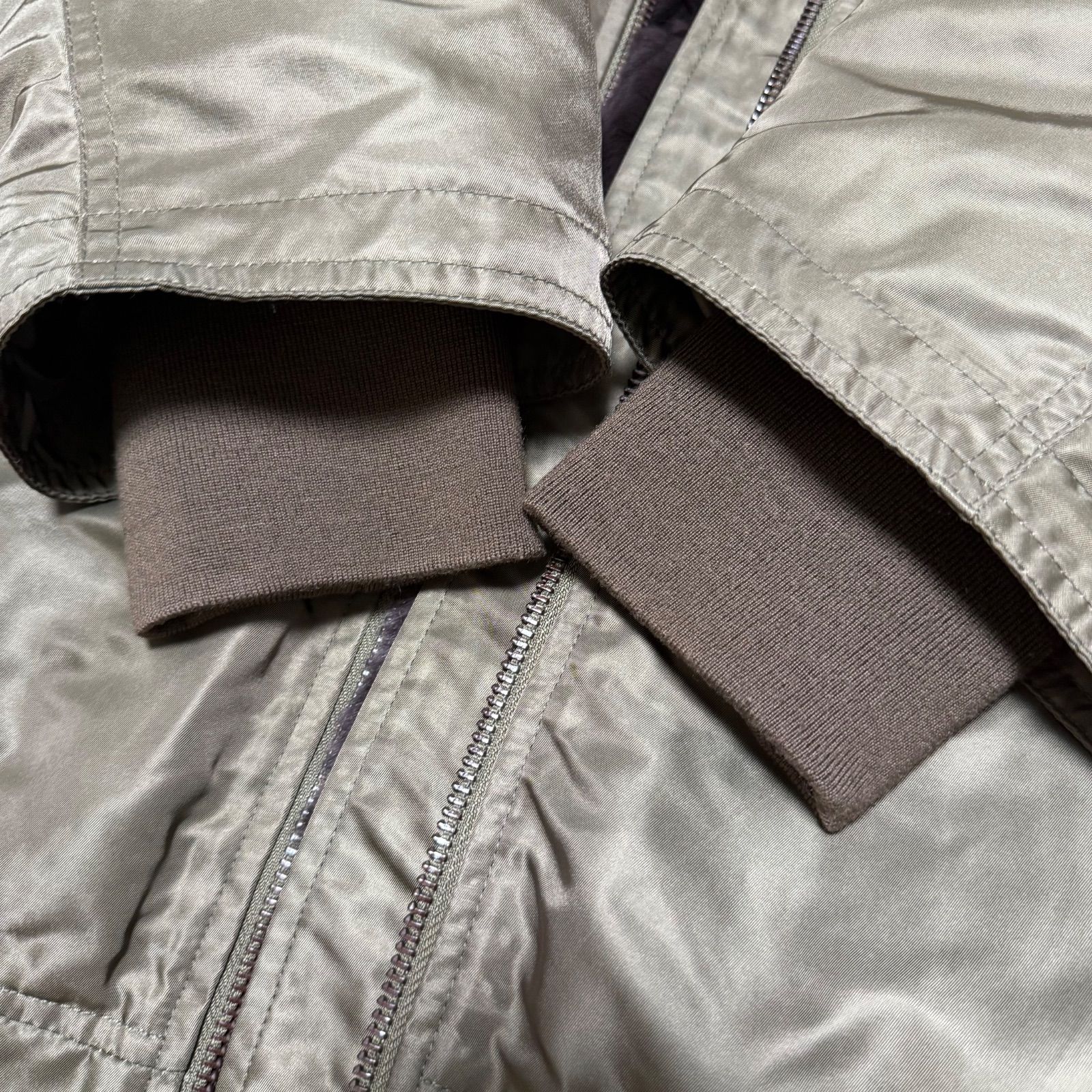 美品 SWORD 豪華ファー MA-1 オーバーサイズ ミリタリーコート