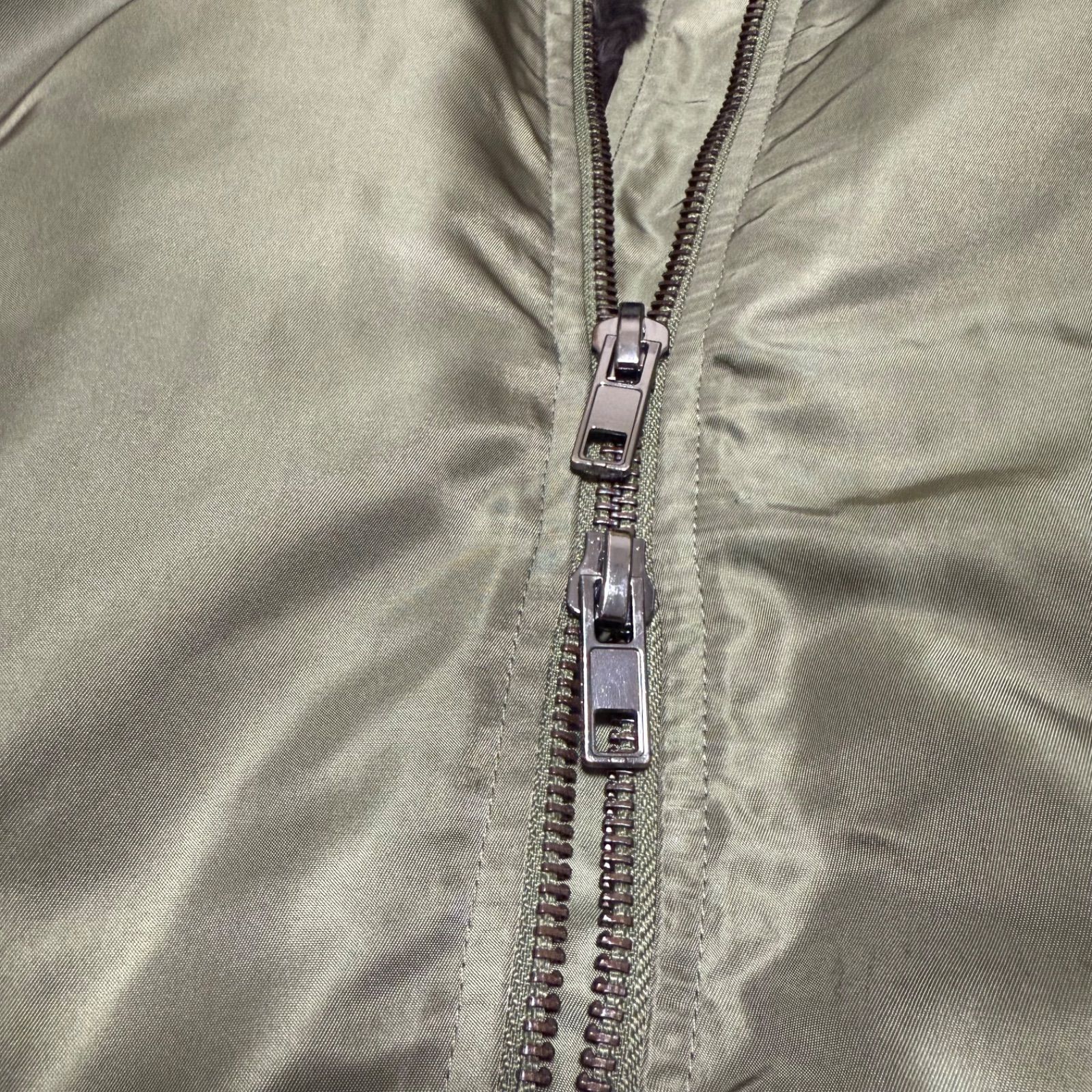 美品 SWORD 豪華ファー MA-1 オーバーサイズ ミリタリーコート