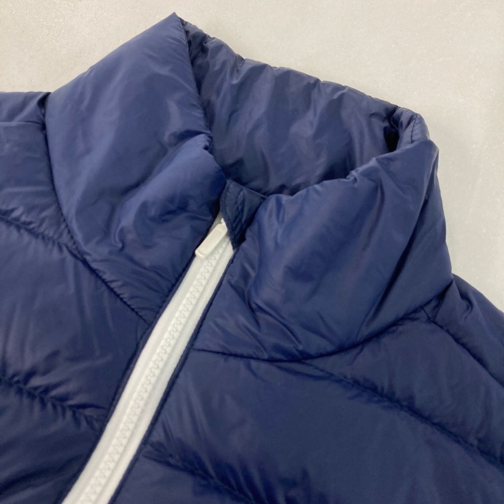 サイズ：M ADABAT アダバット ダウン ジップジャケット ネイビー系