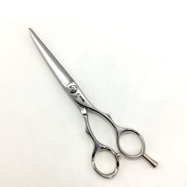 SHEEMA Hi-TEC島理研】R-cut 60Wカーブ シザー メガネ 理容 美容ハサミ