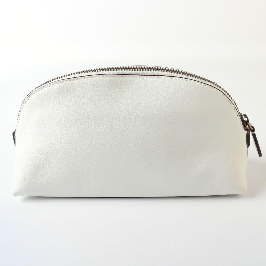 MWJ25508 POLO RALPH LAUREN ポロベア ラルフローレン ポーチ レザー ホワイト 白