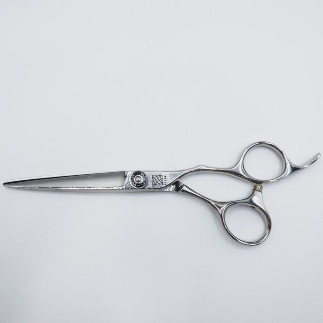 内海シザー ウツミシザー UTSUMI UMIX MX 160 ダマスカスシザー オフセット理容 美容ハサミ 右利き 6インチ sc 2557