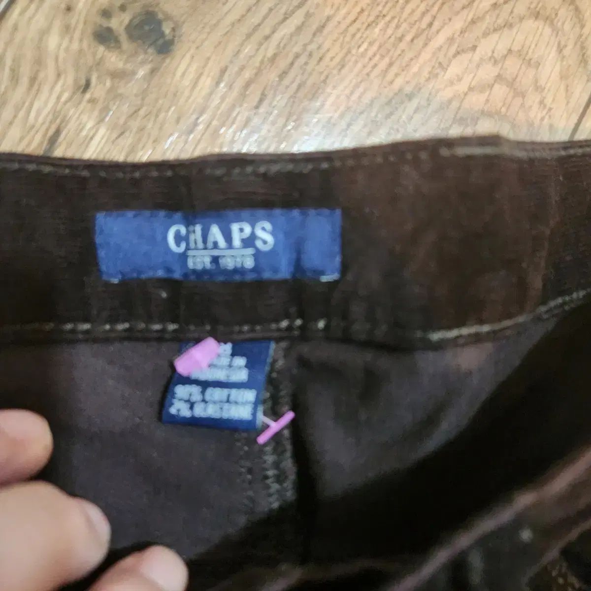 アメリカ CHAPS by ralph lauren レディース コーデュロイ ズボン ウエスト 29 履いていない