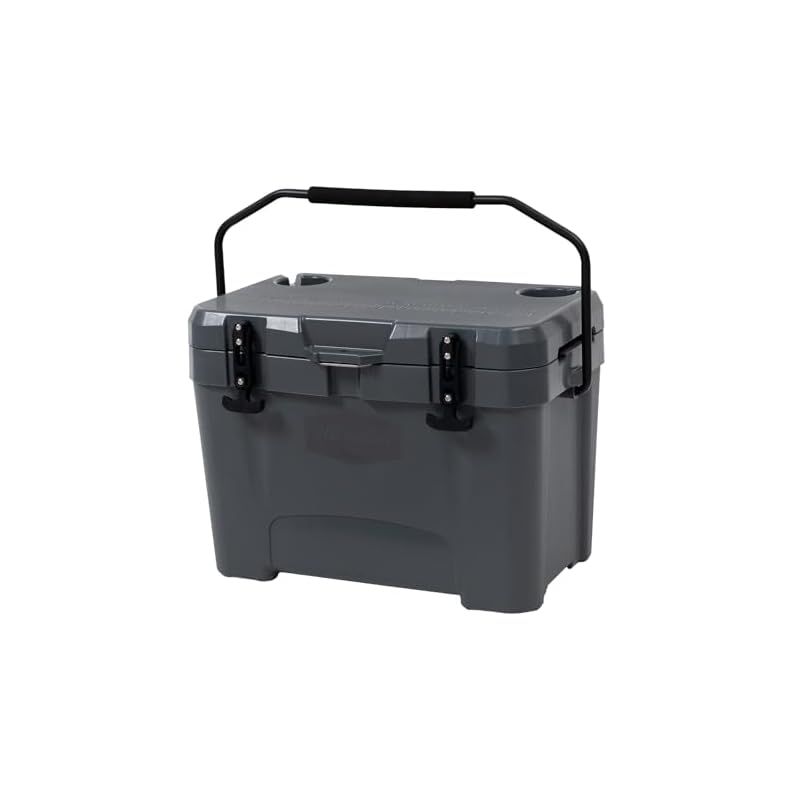 Hilander ハイランダー ハイランドクーラーボックス 25L クーラーBOX ハード ダークグレー 保冷 キャンプ BBQ 釣り レジャー 頑丈 座れる 災害 0