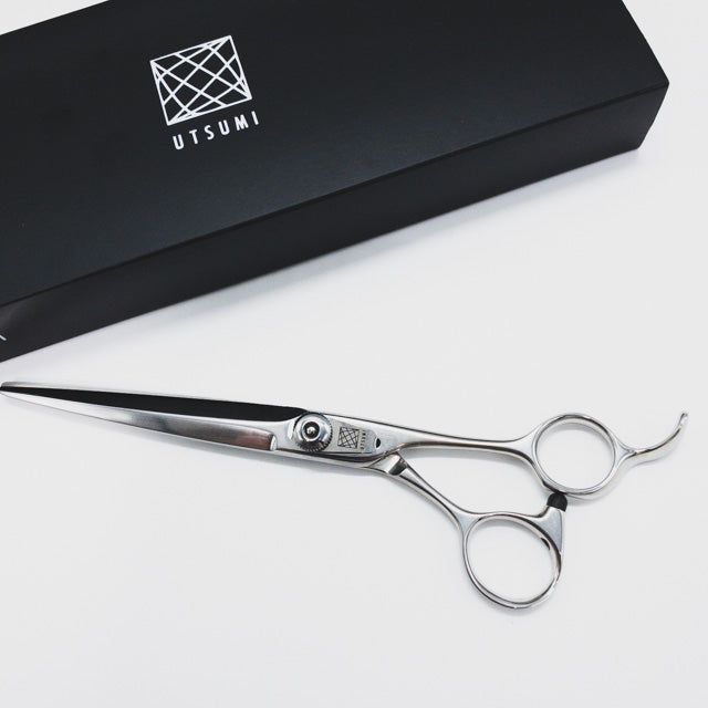 内海ウツミUTSUMI 城JYO RG70 20 トリミングシザー オフセット 右利き トリマー ペット 7インチ sc2636