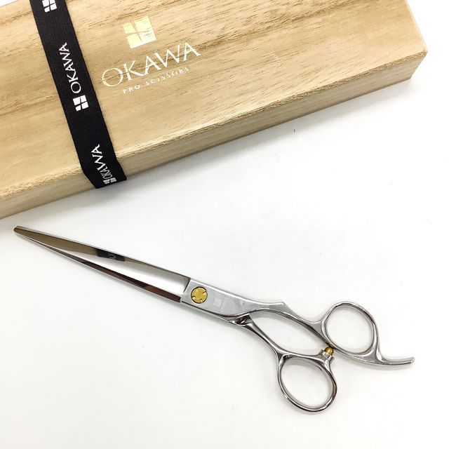 オオカワプロシザーズ オオカワプロシザーOKAWA PRO SCISSORS SG70X シザー オフセット 理容 美容ハサミ 美容師 理容師 右利き 7インチ sc2605