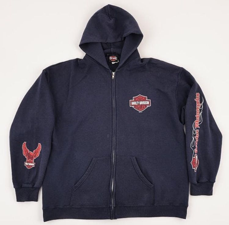 超希少 菅田将暉 着用 ハーレーダビッドソン ジップアップ フーディー