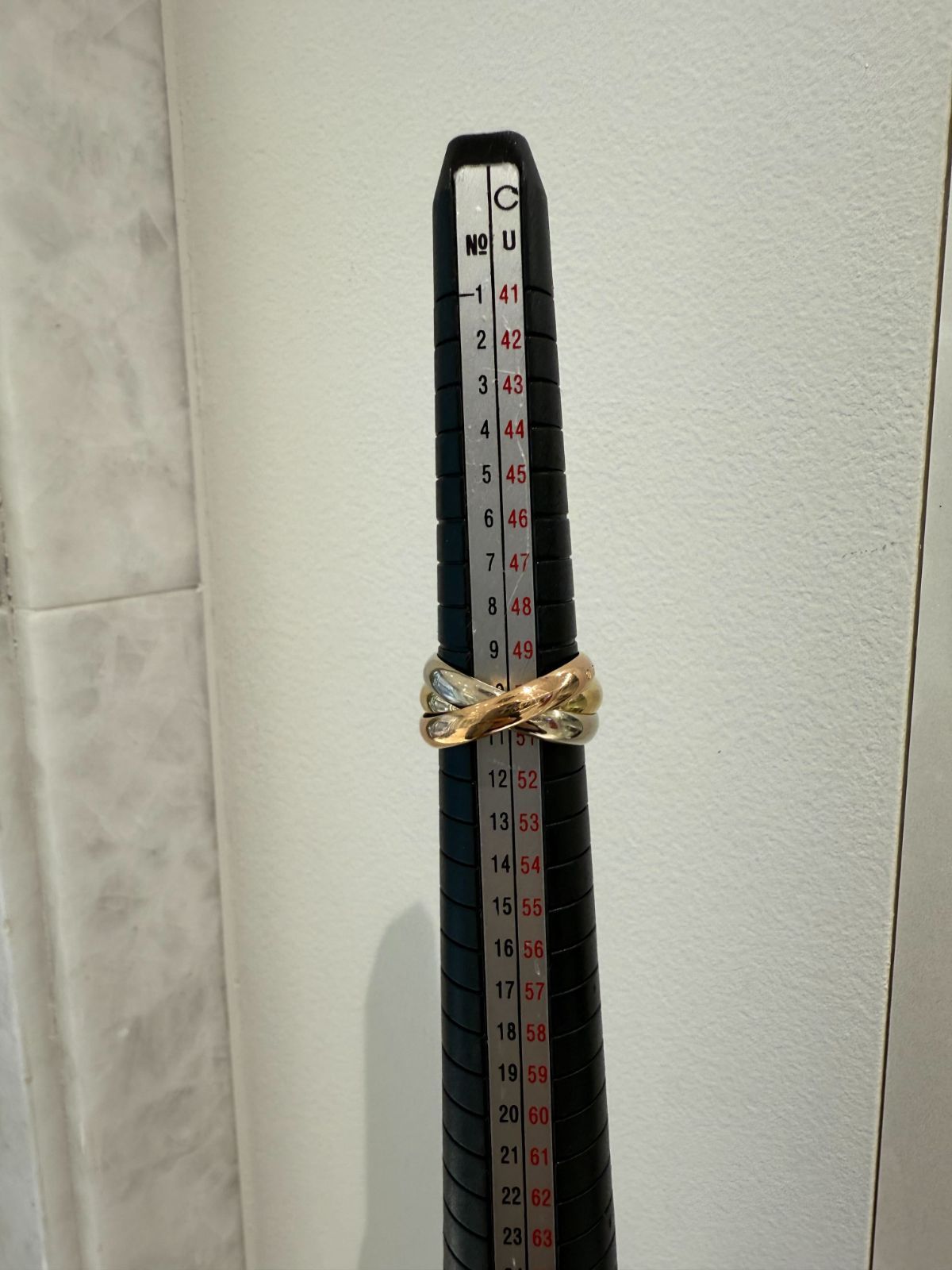 Cartier カルティエ トリニティリング K18YG PG WG 3連リング ゴールド シルバー FORTGASGNV_COM_BR