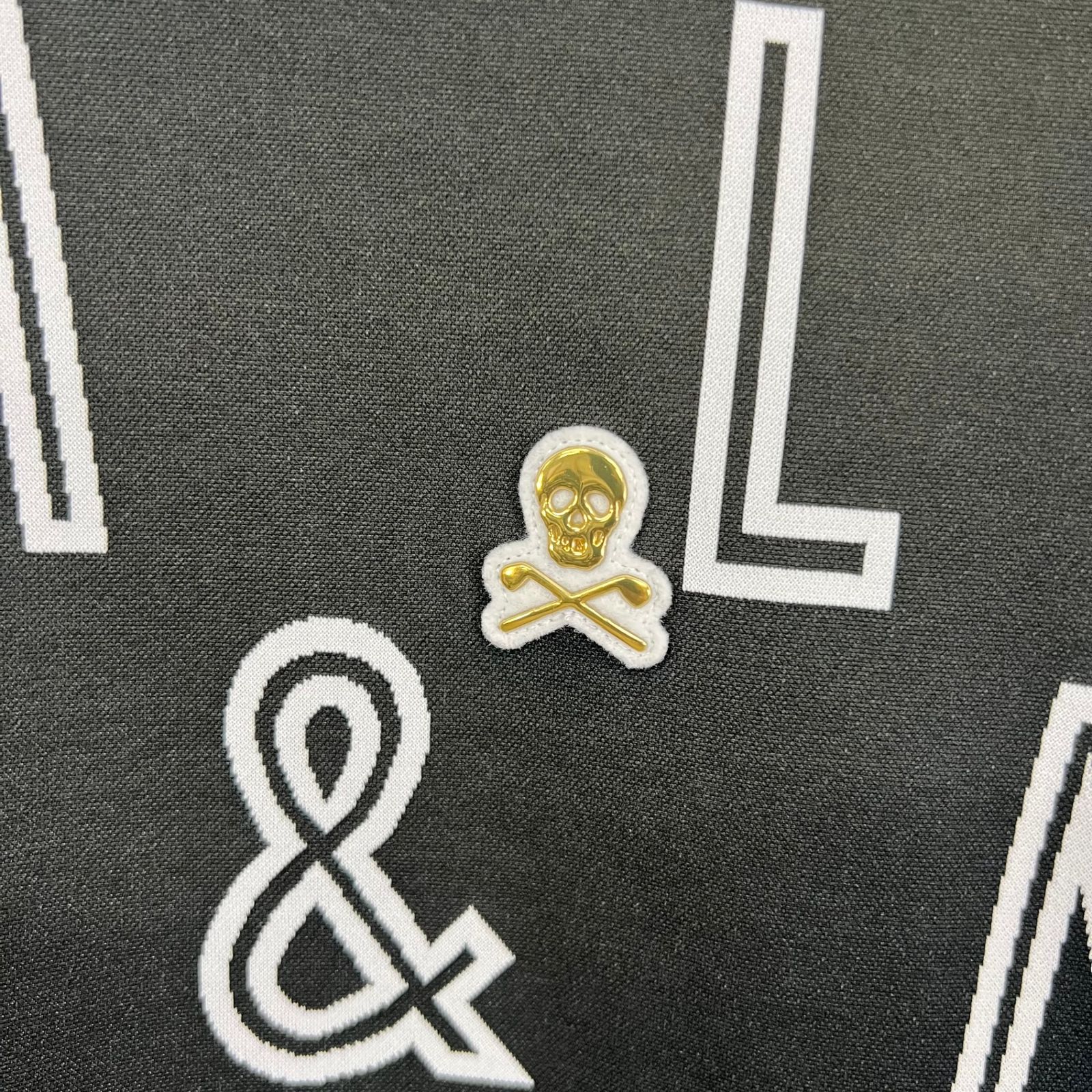 マークアンドロナ　モックネック　メンズ　半袖 ゴルフ　46　マーク&ロナ 美品 マークアンドロナ モックネック 半袖 メンズ ゴルフ 46 マーク