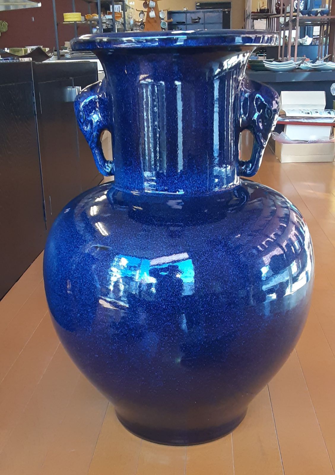 信楽焼 ナマコ大花瓶 大花入れ 飾り壺