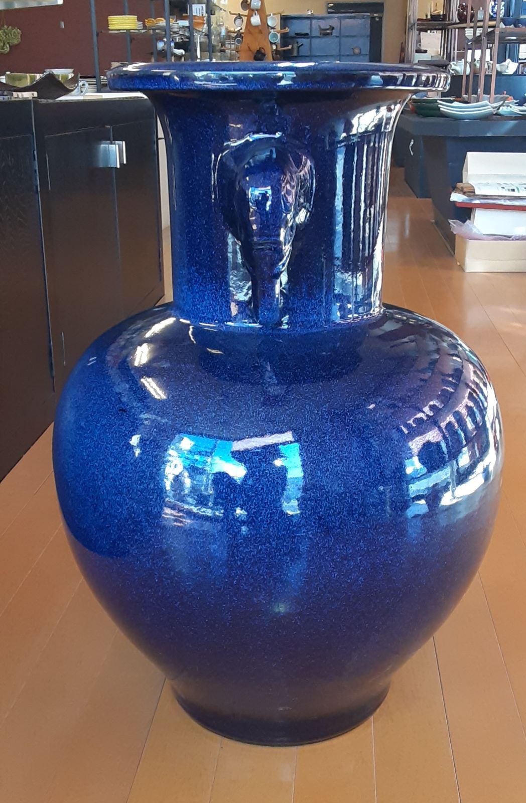 信楽焼 ナマコ大花瓶 大花入れ 飾り壺