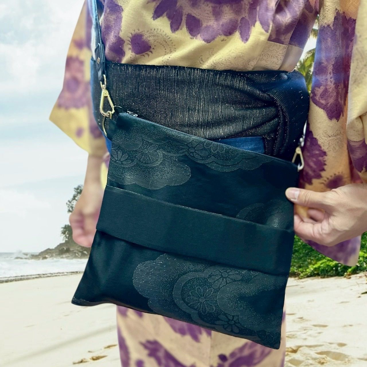 大正浪漫 サムライ一文字クラッチ