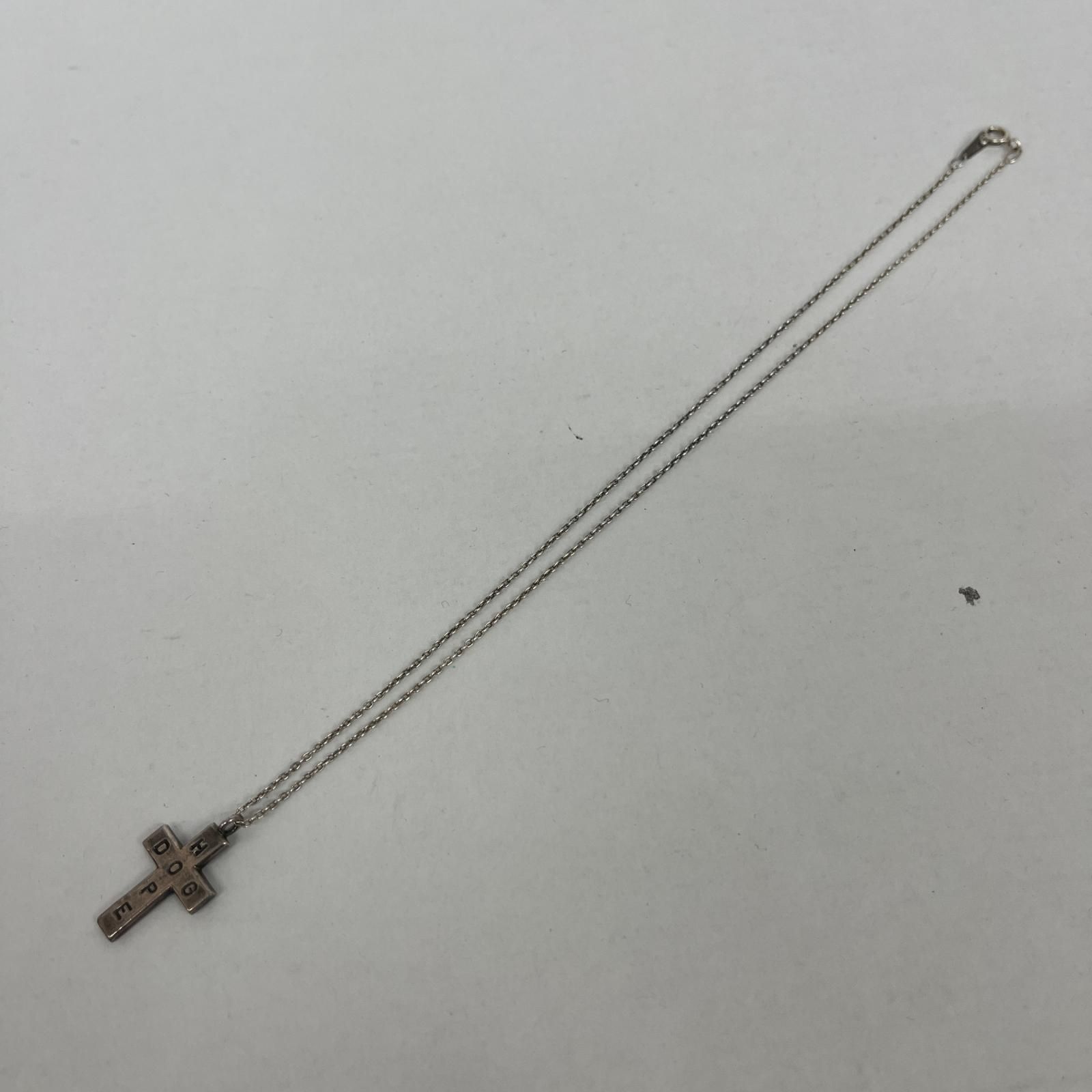 加古川店 ROTTWEILER ロットワイラー ネックレス DOG CHAIN ROSARIO シルバー 134