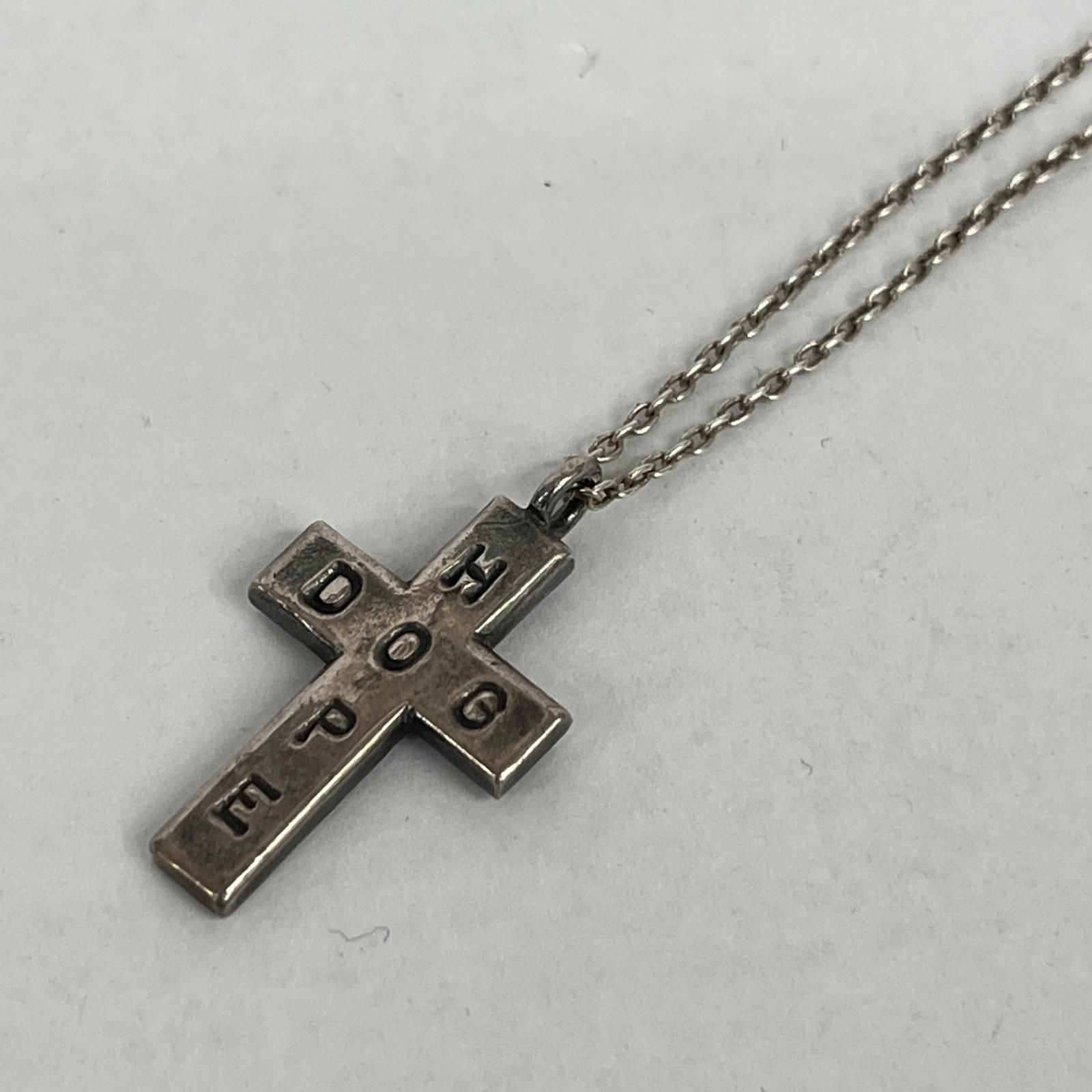 加古川店 ROTTWEILER ロットワイラー ネックレス DOG CHAIN ROSARIO シルバー 134