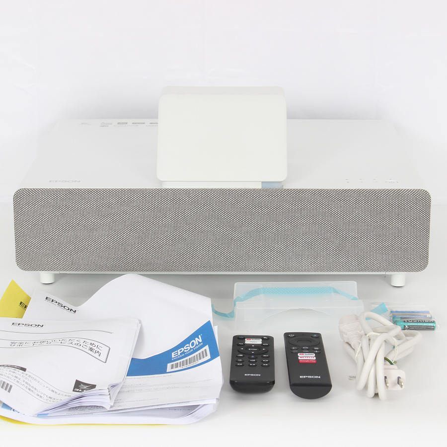 エプソン dreamio EH-LS500W ホワイト ホームプロジェクター 超短焦点 4000lm EPSON ドリーミオ 本体