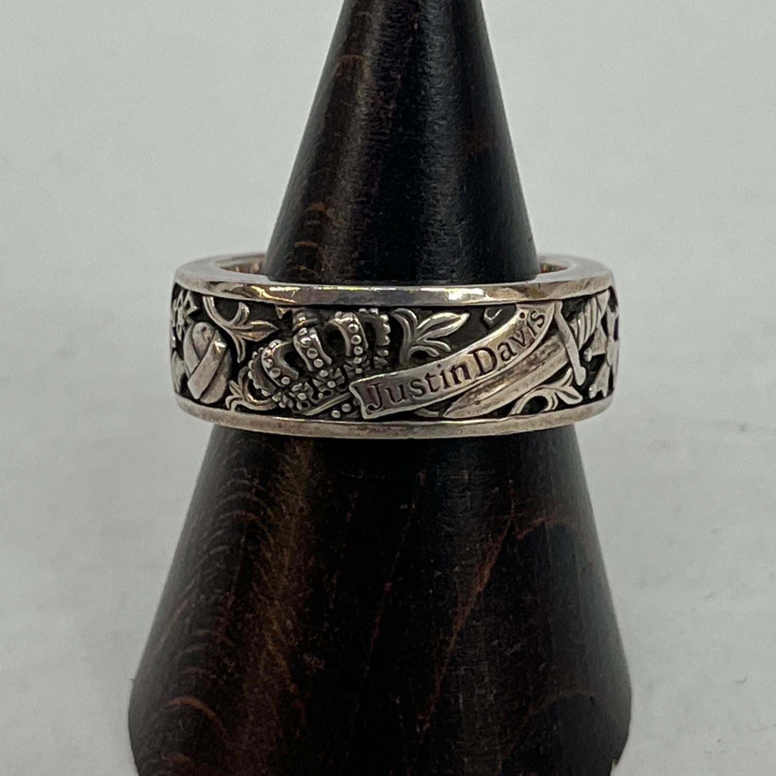 加古川店 Justin Davis ジャスティンデイビス リング 指輪 HOLY SACRAMENT RING SRJ202 シルバー 134