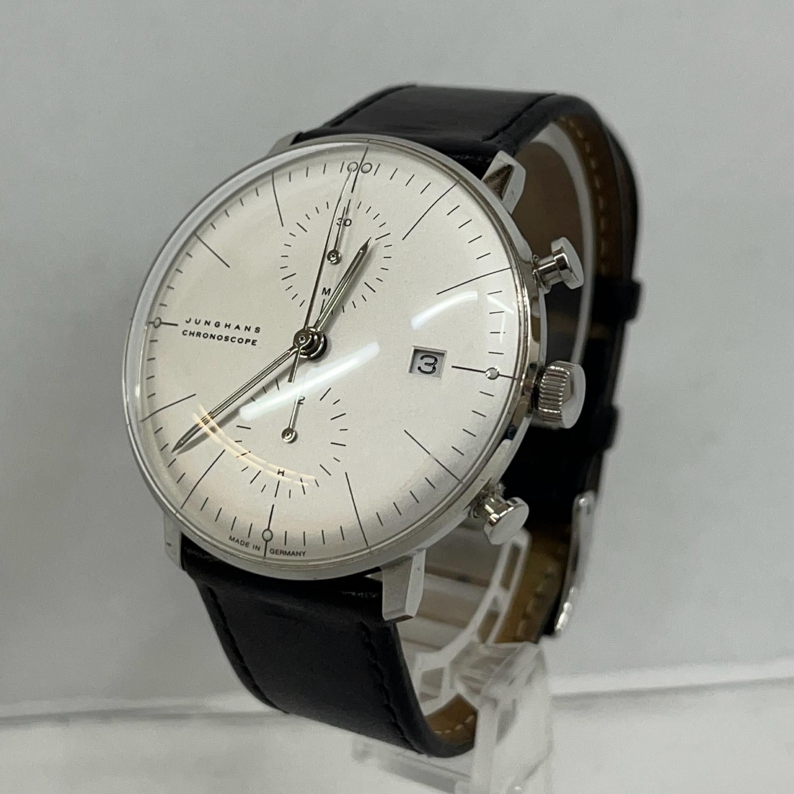 加古川店 JUNGHANS | ユンハンス 腕時計 DESIGN BY ブラック 131