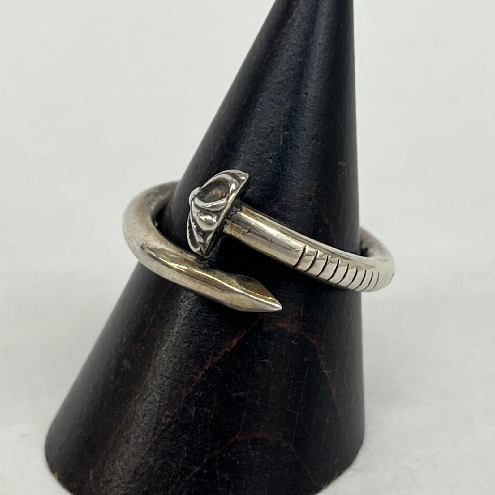 加古川店 CHROME HEARTS クロムハーツ リング 指輪 NAIL CRSBALL ﾈｲﾙ ｸﾛｽﾎﾞｰﾙ ﾘﾝｸﾞ 134