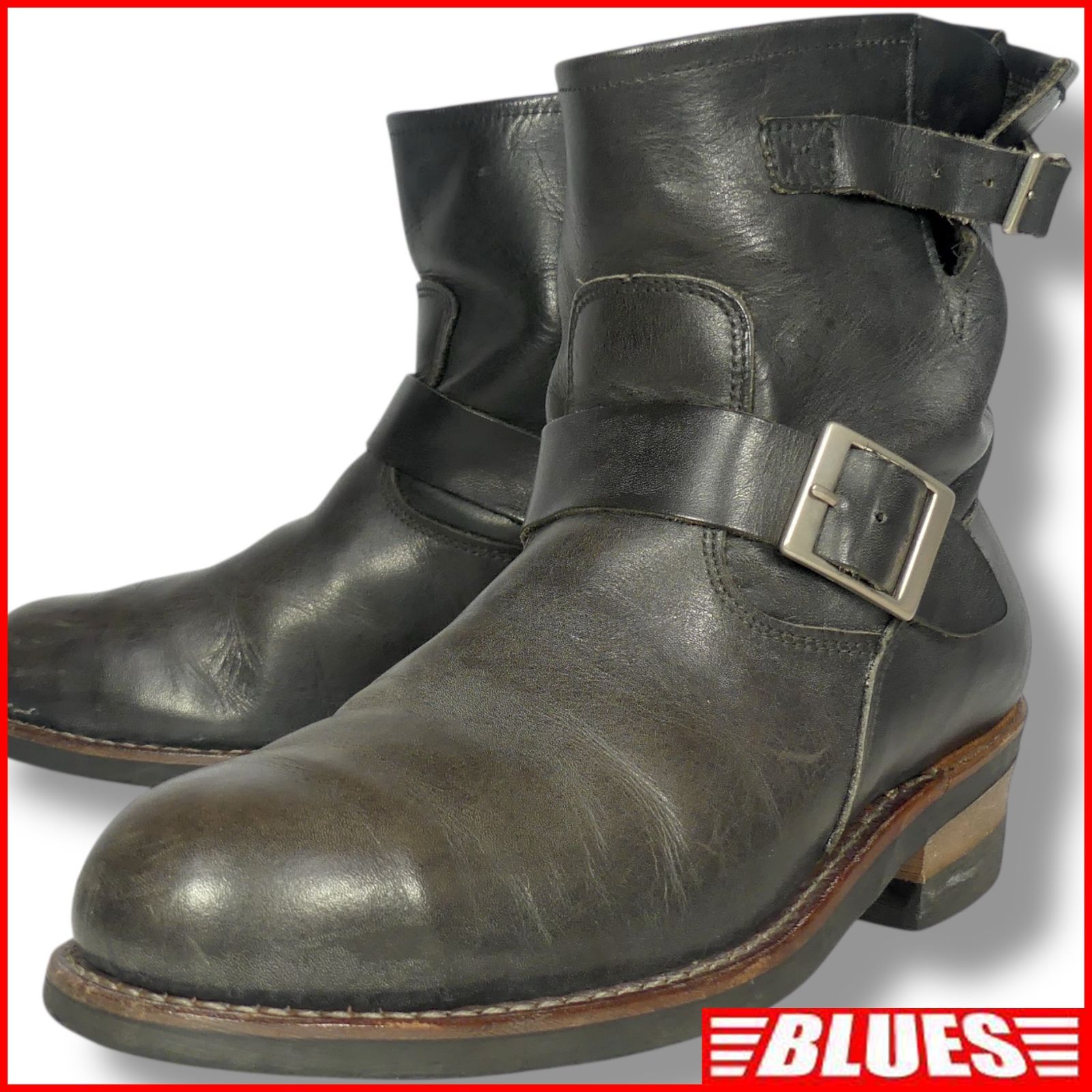 GOLDWIN ゴールドウイン エンジニアブーツ 26 本革 ホンダレーシング ショート 8 バイク メンズ スチールトゥ エンジニアブーツサイズ26cm一覧←SEULB屋着古← X8050