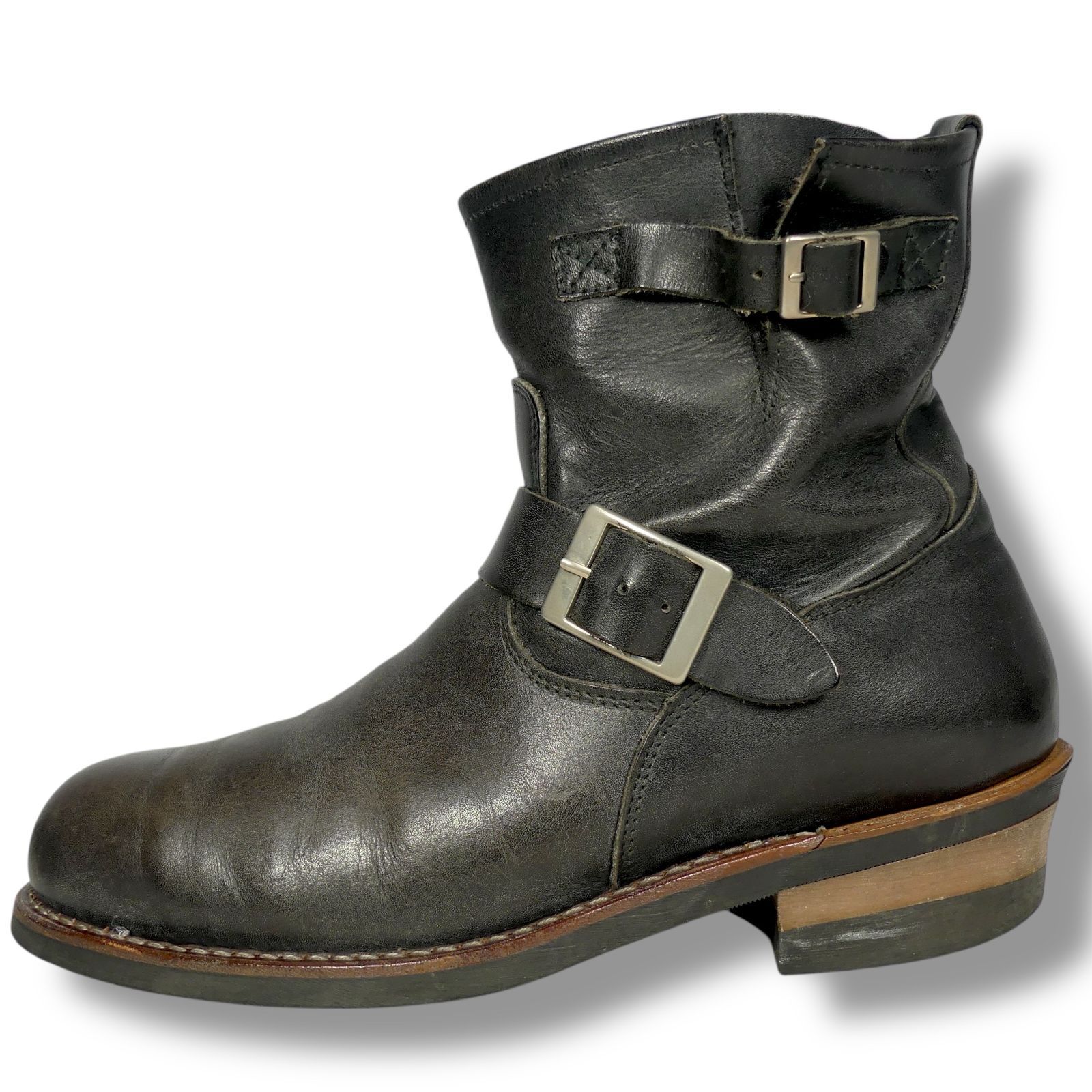 GOLDWIN ゴールドウイン エンジニアブーツ 26 本革 ホンダレーシング ショート 8 バイク メンズ スチールトゥ エンジニアブーツサイズ26 cm一覧 SEULB屋着古 X 8050