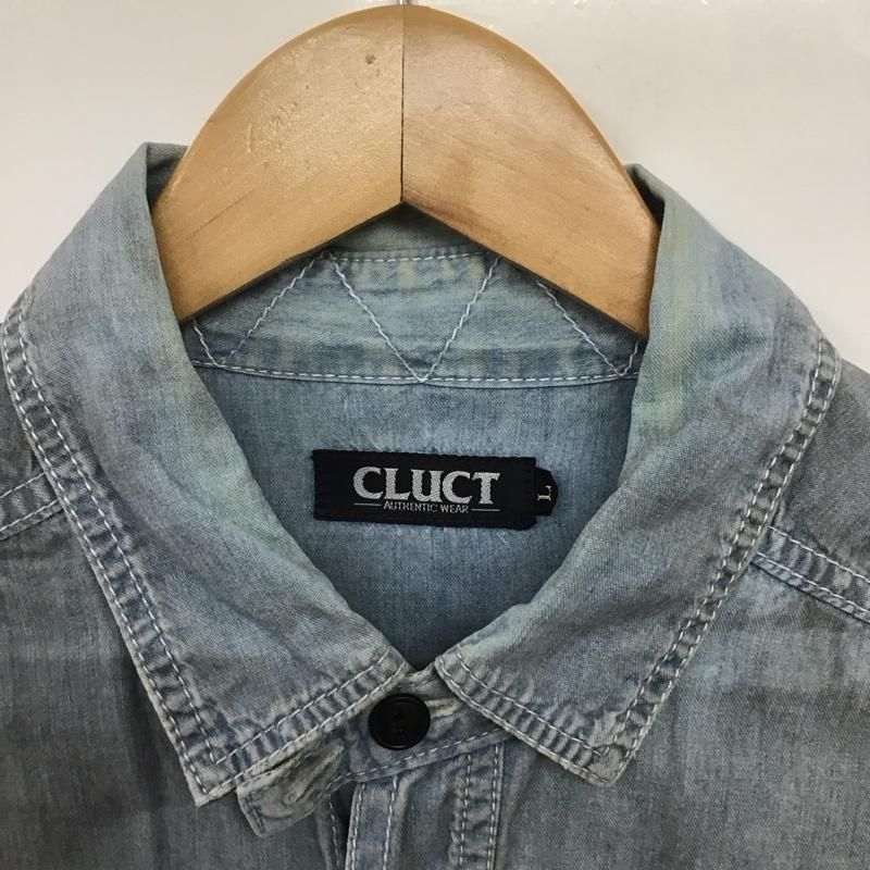 デニムシャツ CLUCT クラクト 美品CLUCTデニムシャツ