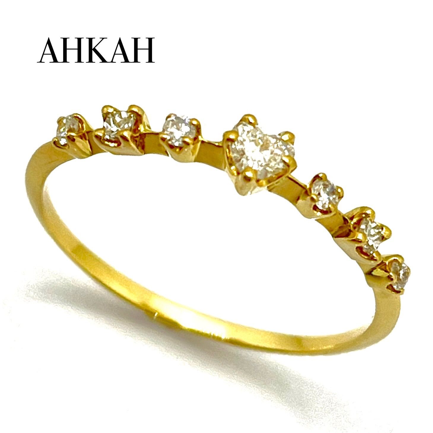 AHKAH / アーカー レメディ ダイヤリング K18YG 0.15ct 9号 - メルカリ