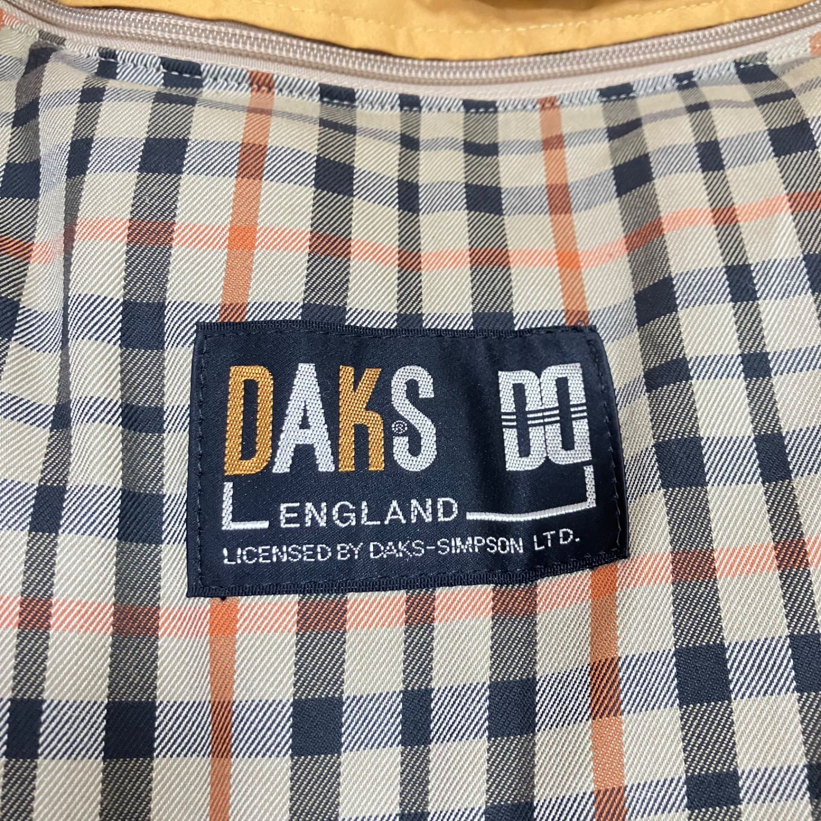DAKS ダックス アウター ダウンジャケット キャメル Sサイズ メンズ 