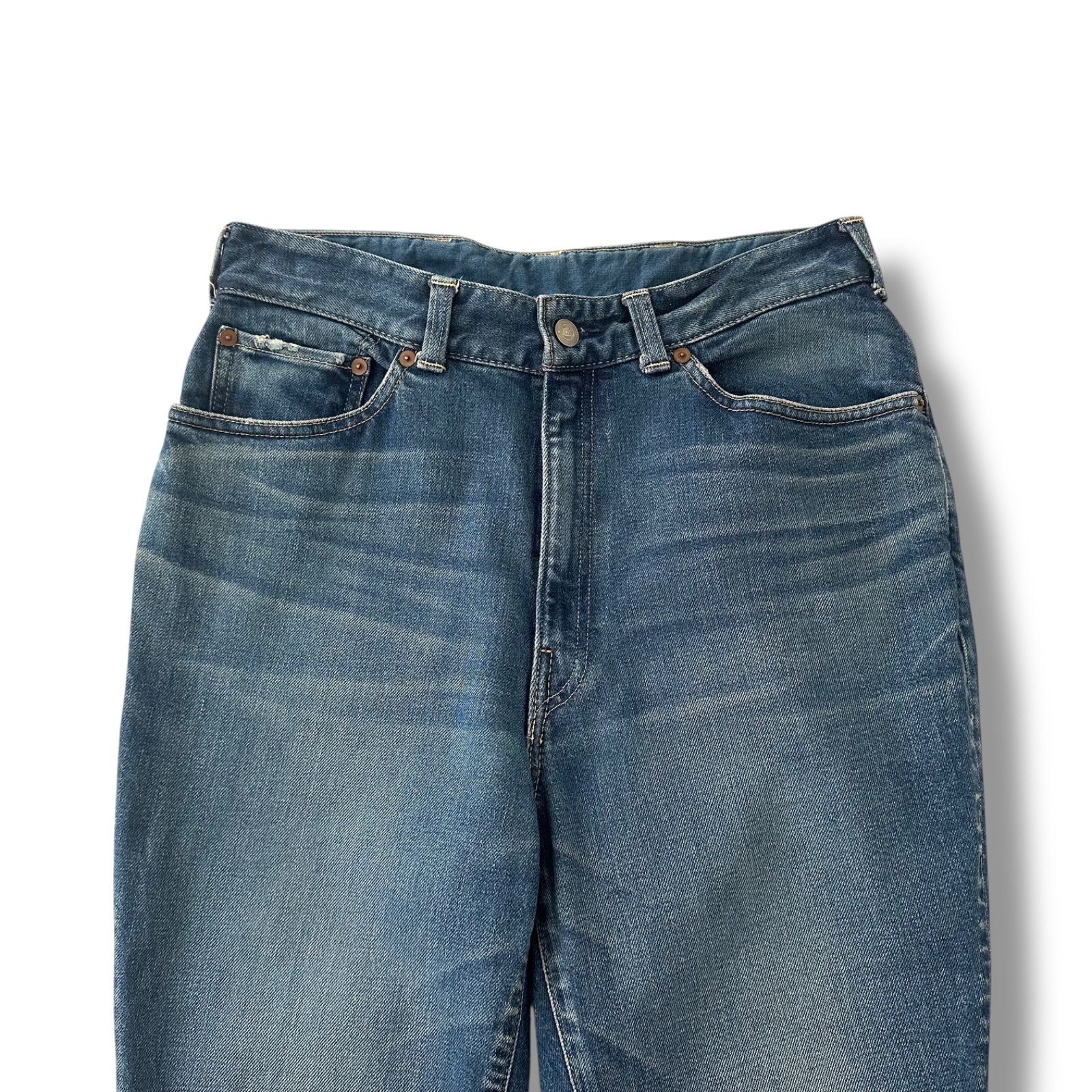 フォーティファイブアール ライ麦ストレッチデニムのNEW桃比女 加工 サイズ2 L