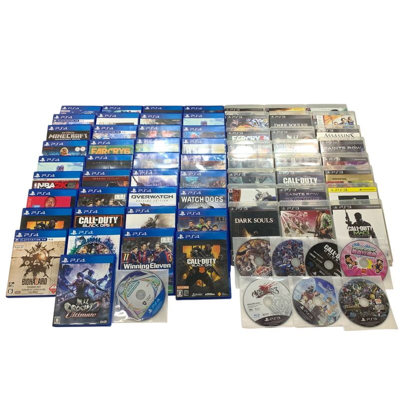 現状渡し品 PlayStation3 PlayStation4 PS3 PS4 プレイステーション3 プレイステーション4 プレス3 プレステ4 ソフト 69本 まとめ COD OVERWATCH など 023-251027-mh-15-fuz