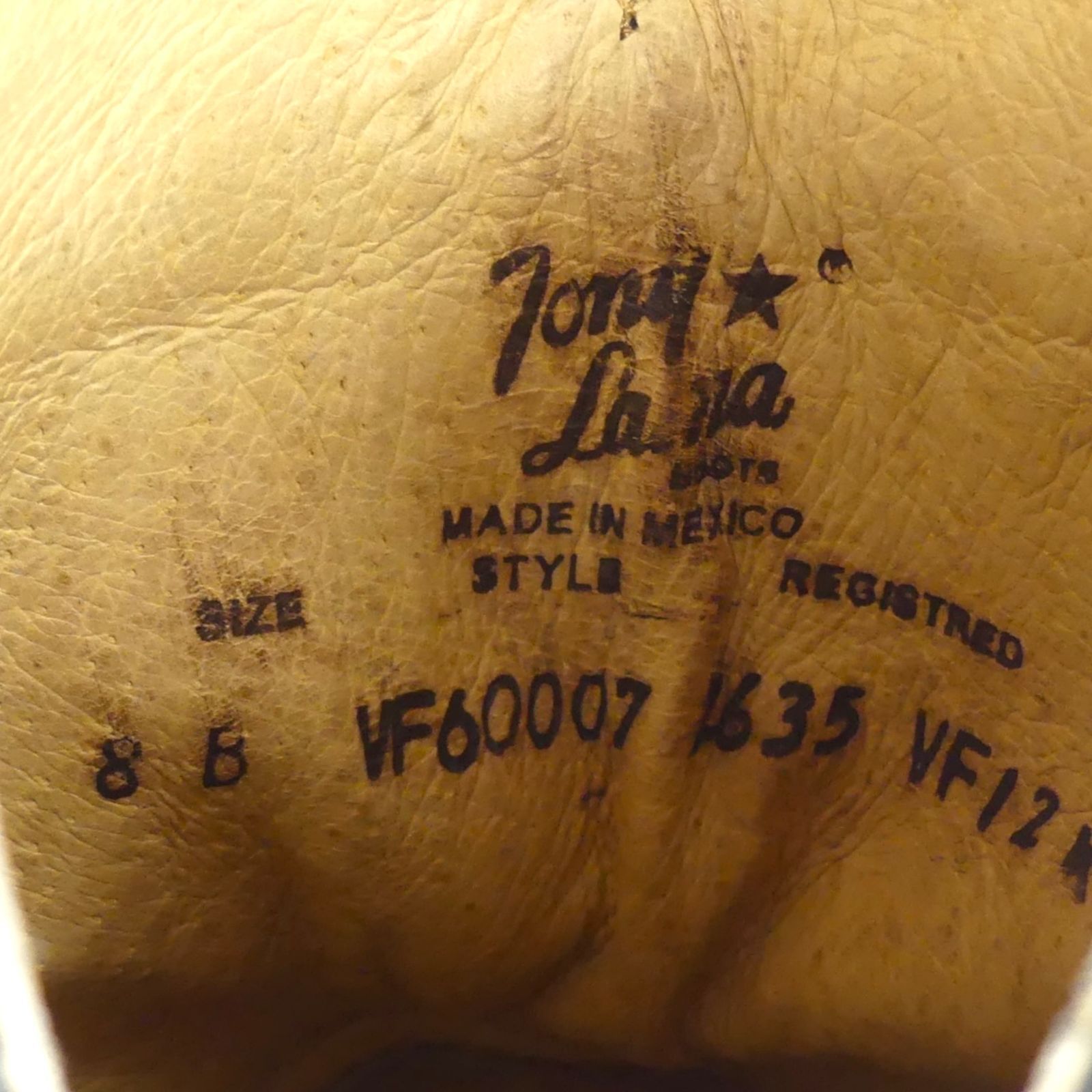  メキシコ製 Tony Lama トニーラマ ウエスタンブーツ 25 黒 ブラック ショートブーツ ウエスタンブーツサイズ25 cm一覧 SEULB屋着古 X 8046 ウエスタンブーツ ブーツ